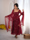 BANDHANI PRINT VIRAL ANARKALI GOWN IN 4 COLORS