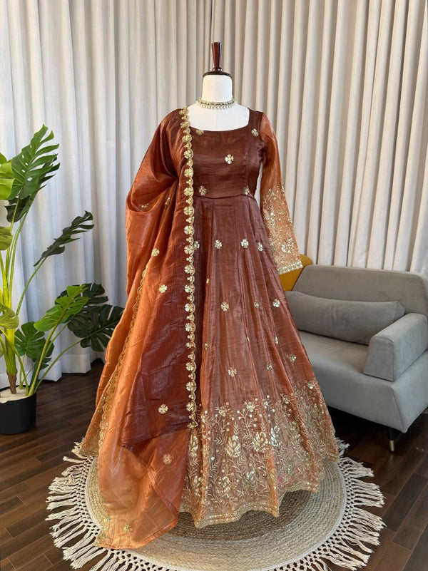 BEAUTIFUL ANARKALI 3 PIECE DRESS ETHNIC BOXX
