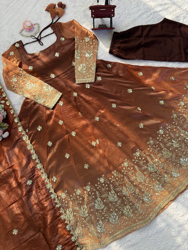 BEAUTIFUL ANARKALI 3 PIECE DRESS ETHNIC BOXX