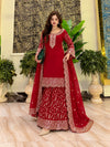 Beautiful Red palazzo set online
