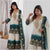 Dual tone georgette palazzo set