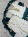 Dual tone georgette palazzo set