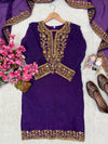 HANIA AAMIR PURPLE SHARARA SET ONLINE