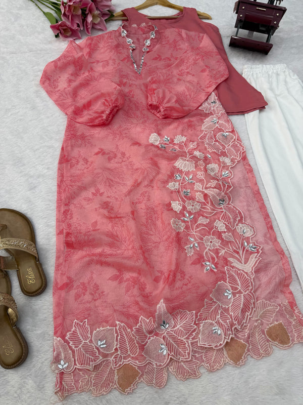 Readymade pakistani dress with Balloon sleeve