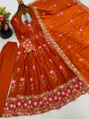 READY TO WEAR GOWN IN FENDY SILK FABRIC