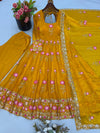 READY TO WEAR GOWN IN FENDY SILK FABRIC