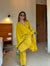 Yellow farshi palazzoparty wear dresses