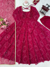 BANDHANI PRINT VIRAL ANARKALI GOWN IN 4 COLORS