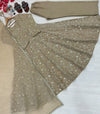 Embroidery anarkali dress viral online
