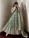 FENDY SILK SEQUENCE WORK BEAUTIFUL GOWN