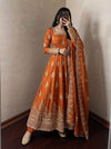 FENDY SILK SEQUENCE WORK BEAUTIFUL GOWN