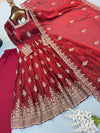 FENDY SILK SEQUENCE WORK BEAUTIFUL GOWN