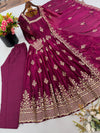 FENDY SILK SEQUENCE WORK BEAUTIFUL GOWN