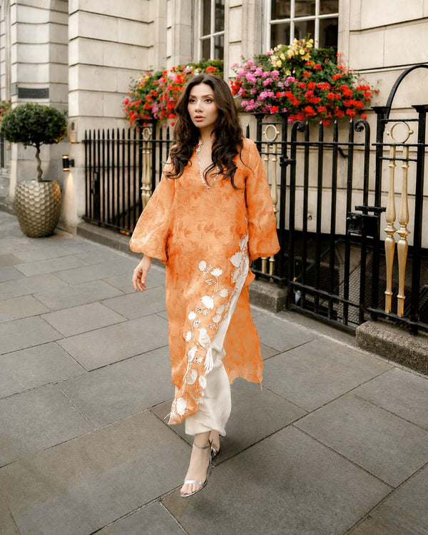Readymade pakistani dress with Balloon sleeve