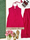 SLEEVELESS FARSHI SALWAR SET ONLINE