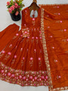 READY TO WEAR GOWN IN FENDY SILK FABRIC