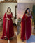 RED ETHNIC WEAR GOWN ONLINE