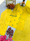Yellow farshi palazzoparty wear dresses